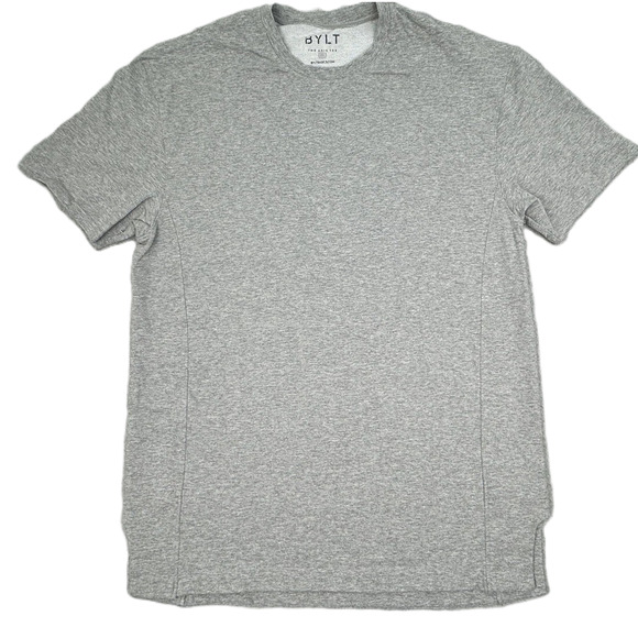 Bylt Lot of 4 Large The Axis Tee Short Sleeve Crew Black Navy Gray White Nice - Picture 6 of 16